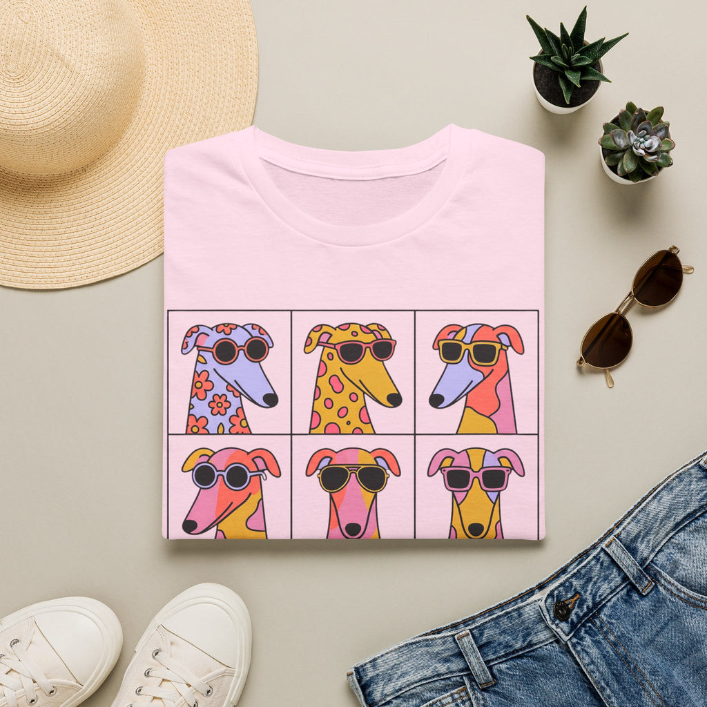 Grey Hound Pop Art T-Shirt