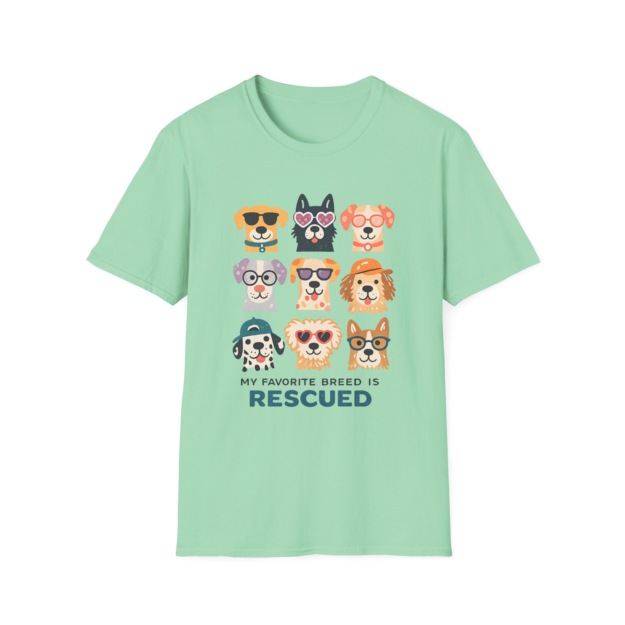 My Favorite Breed Is Rescued T-Shirt