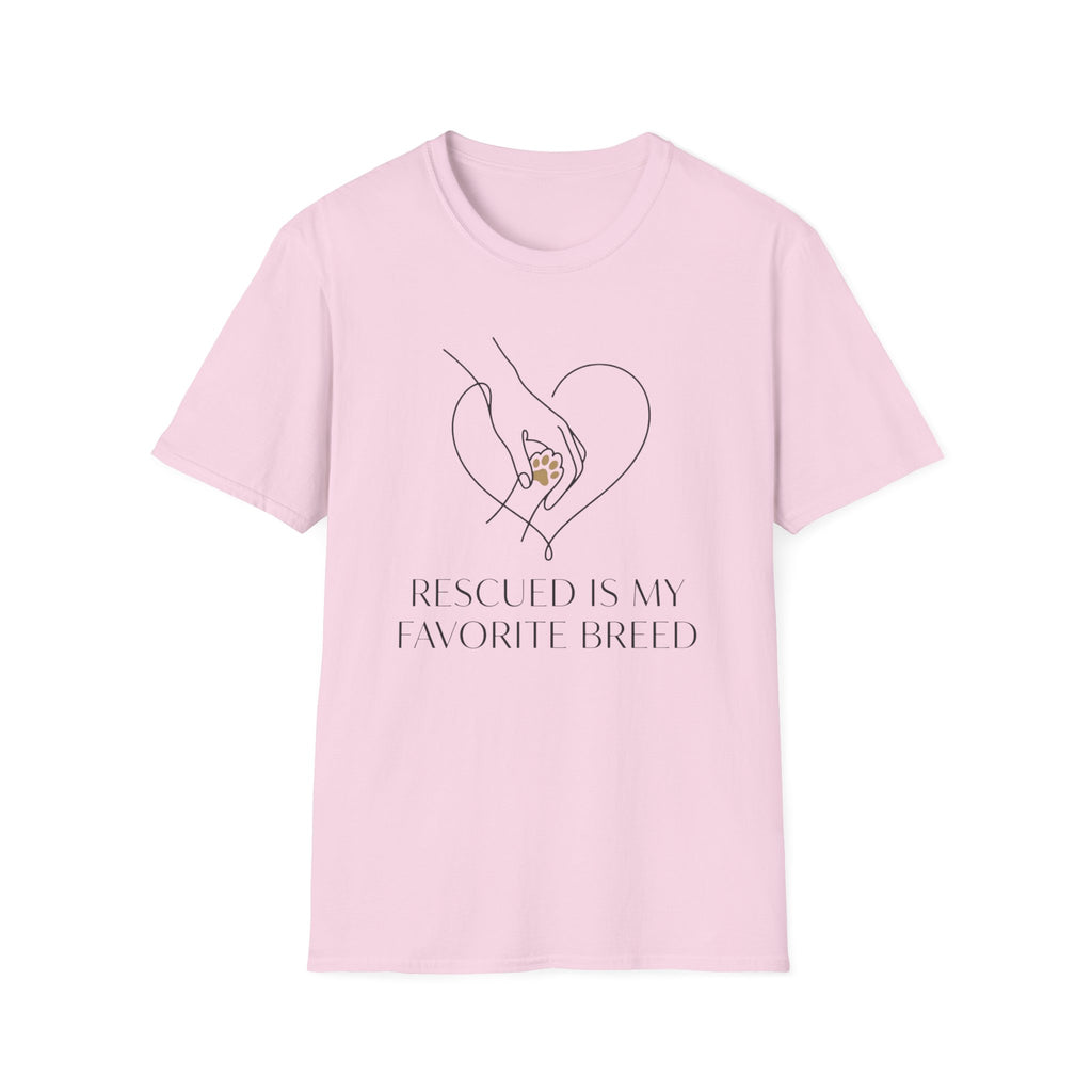 Rescued Is My Favorite Breed T-Shirt