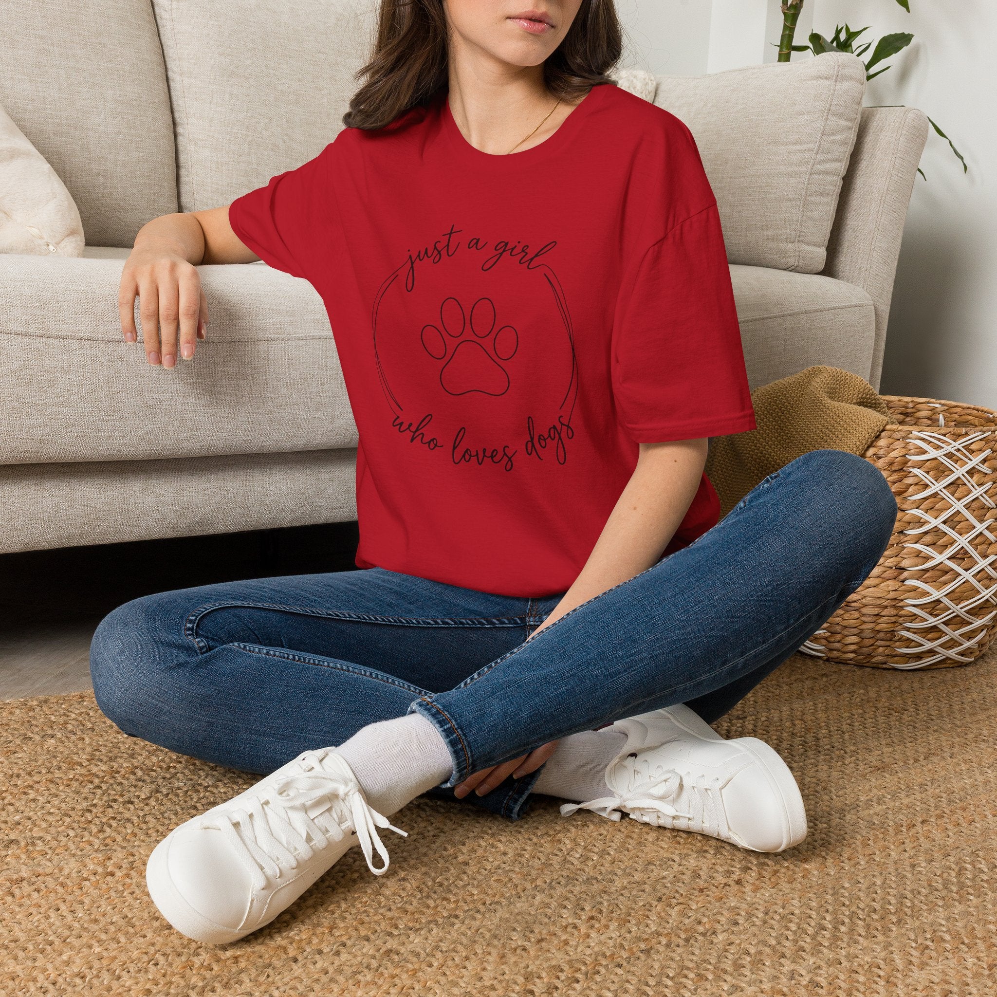 Just A Girl Who Loves Dogs T-Shirt