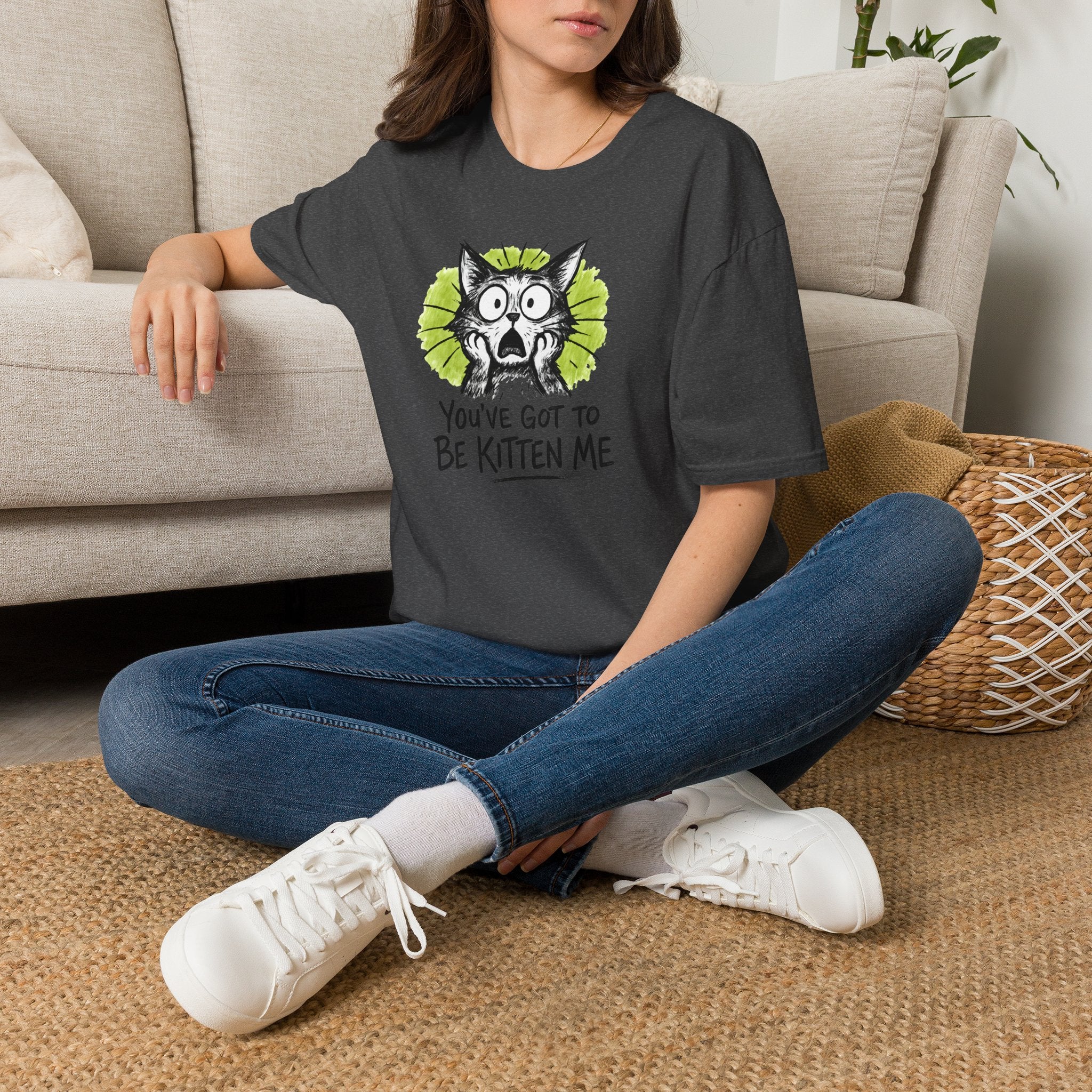 Shocked Kitten Expression T-Shirt