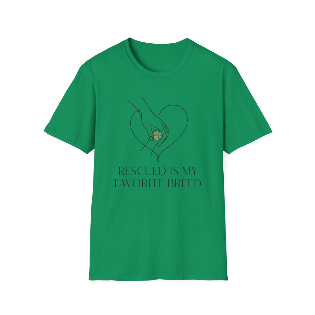Rescued Is My Favorite Breed T-Shirt