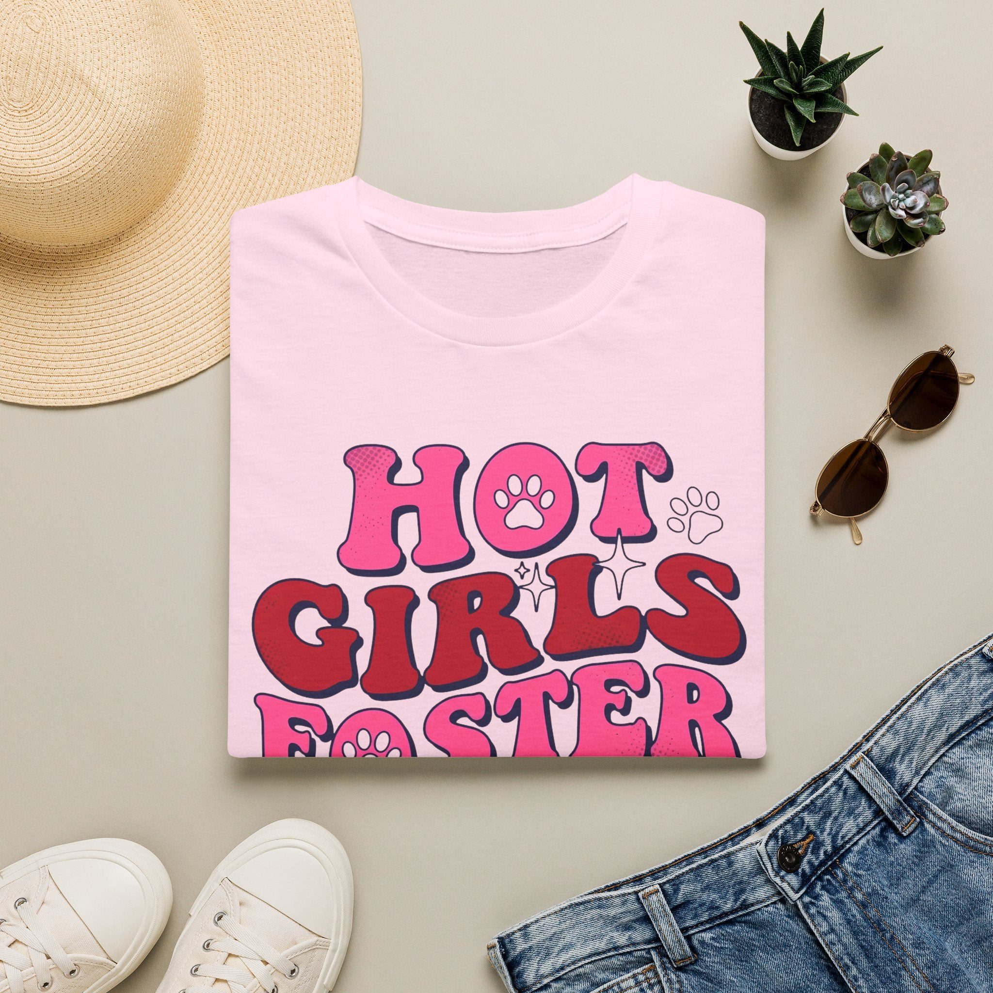 Hot GIrls Foster Dogs T-Shirt
