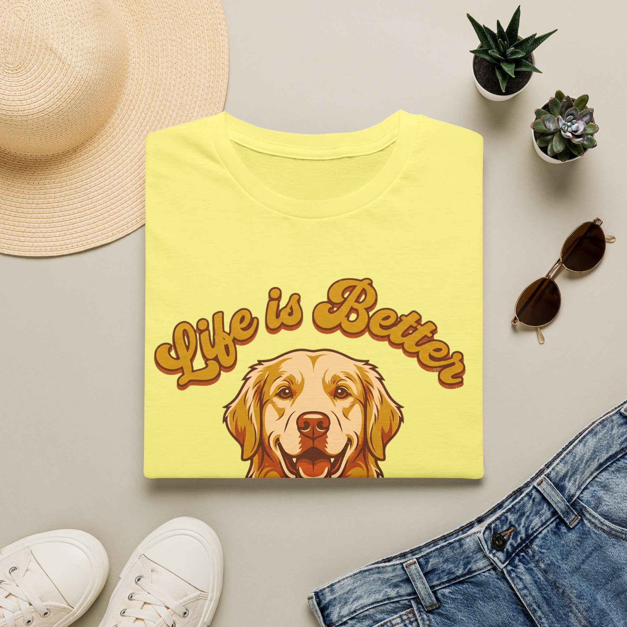 Life Is Better With A Dog T-Shirt