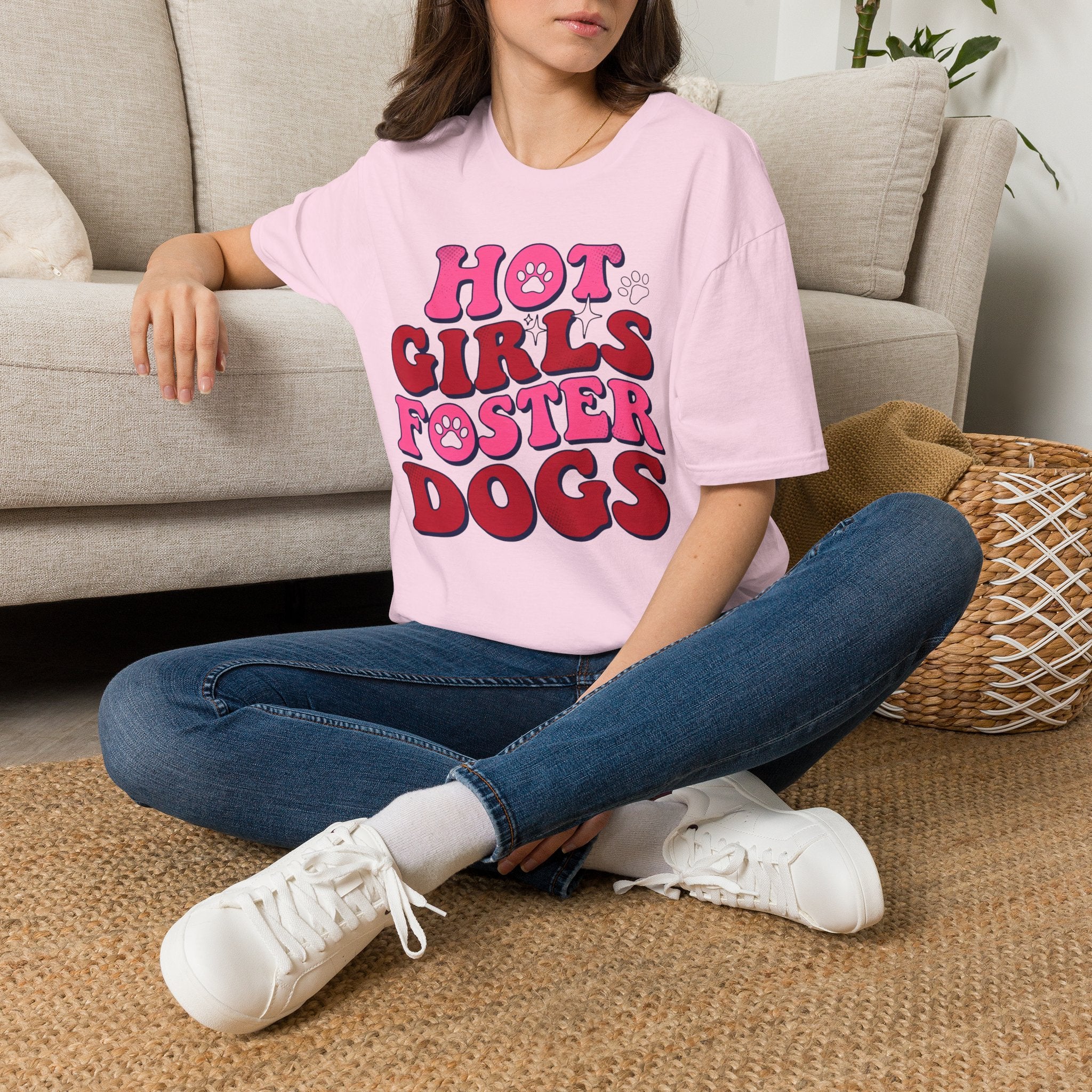 Hot GIrls Foster Dogs T-Shirt