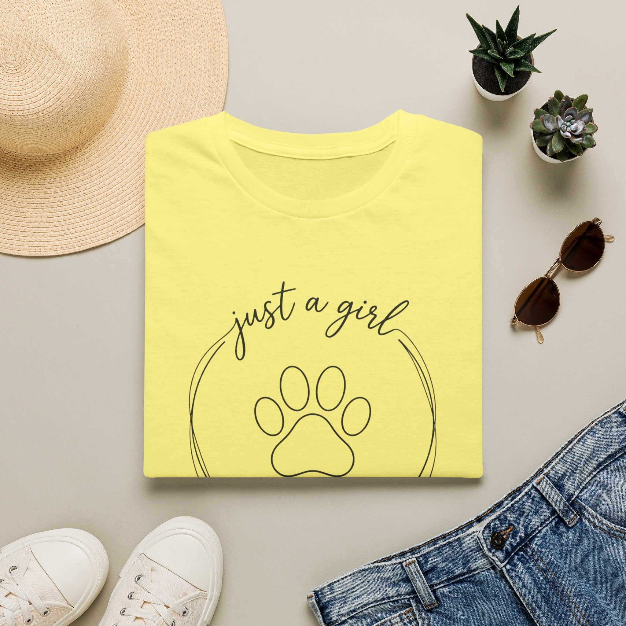 Just A Girl Who Loves Dogs T-Shirt