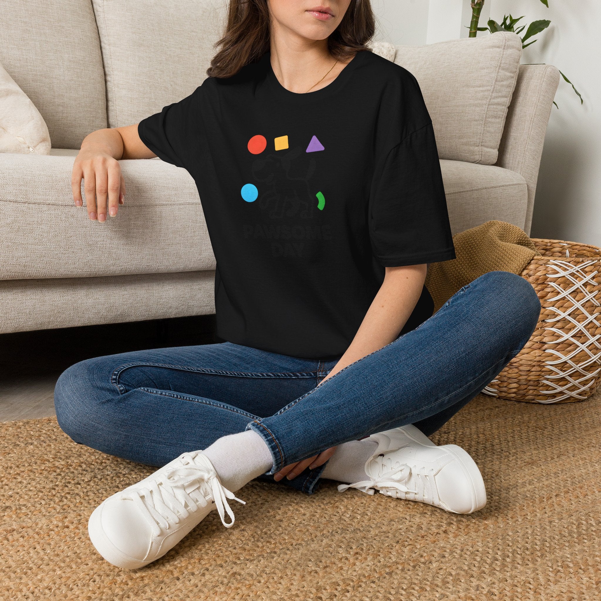 Unicorn with colorful shapes T-Shirt