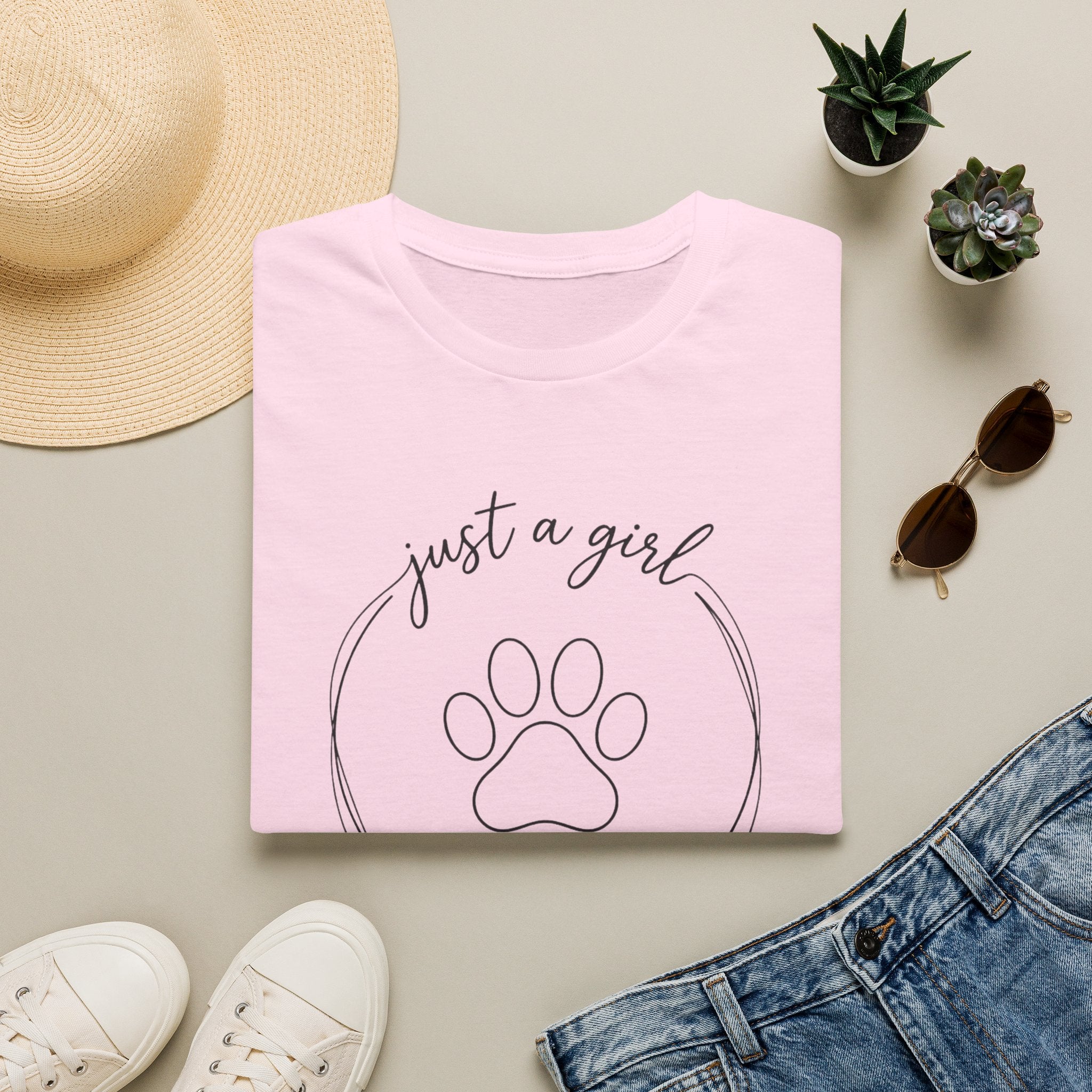 Just A Girl Who Loves Dogs T-Shirt