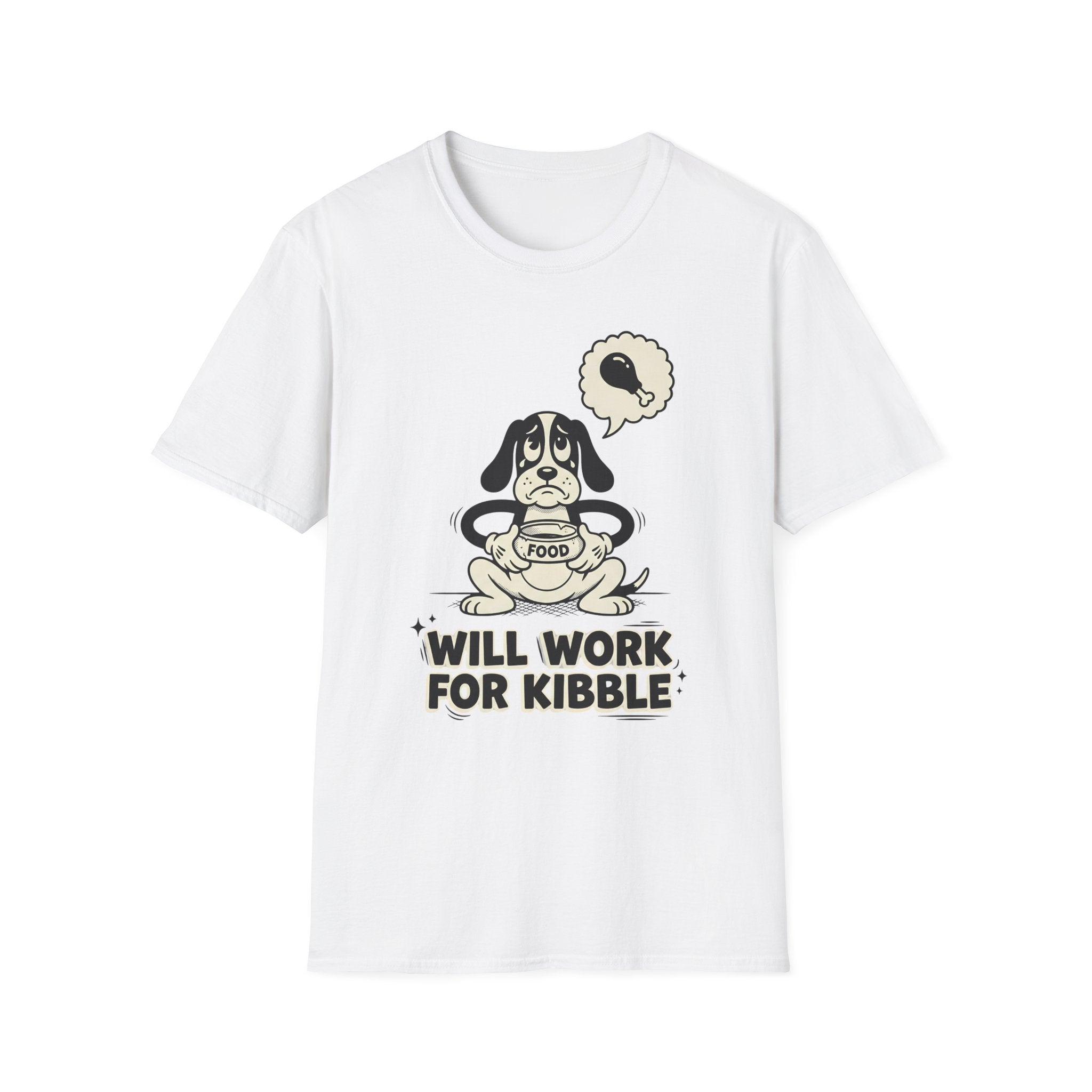 Will Work For Kibble T-Shirt