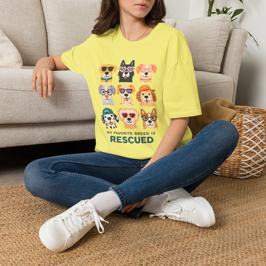 My Favorite Breed Is Rescued T-Shirt