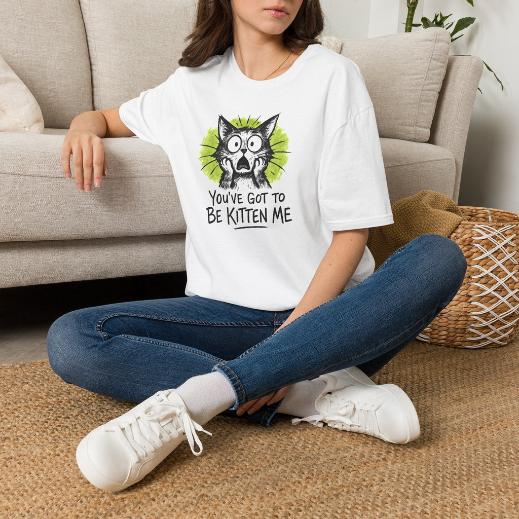 Shocked Kitten Expression T-Shirt
