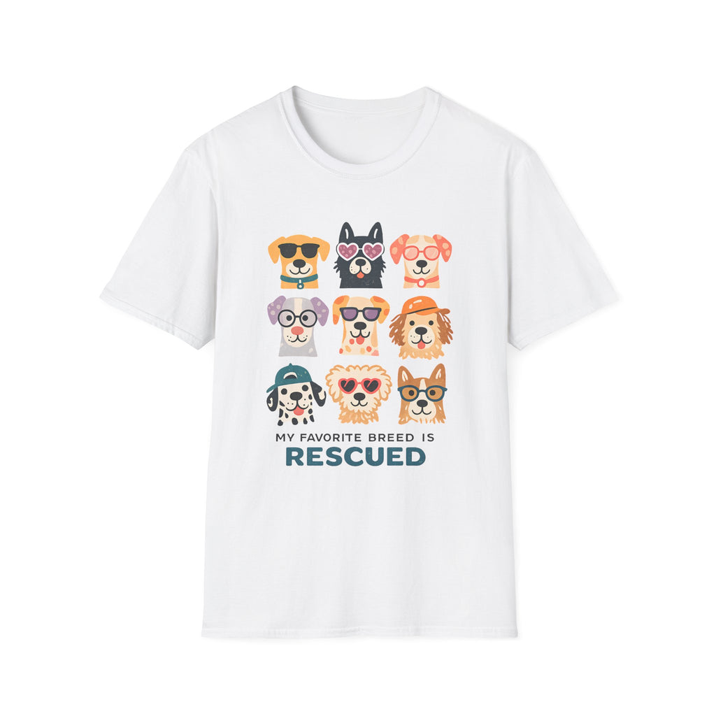 My Favorite Breed Is Rescued T-Shirt