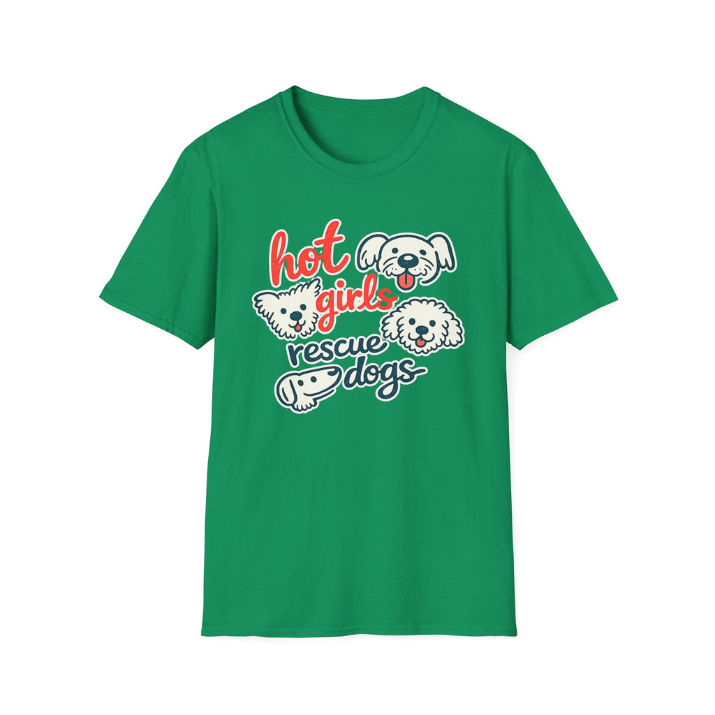 Hot Girls Rescue Dogs T-Shirt