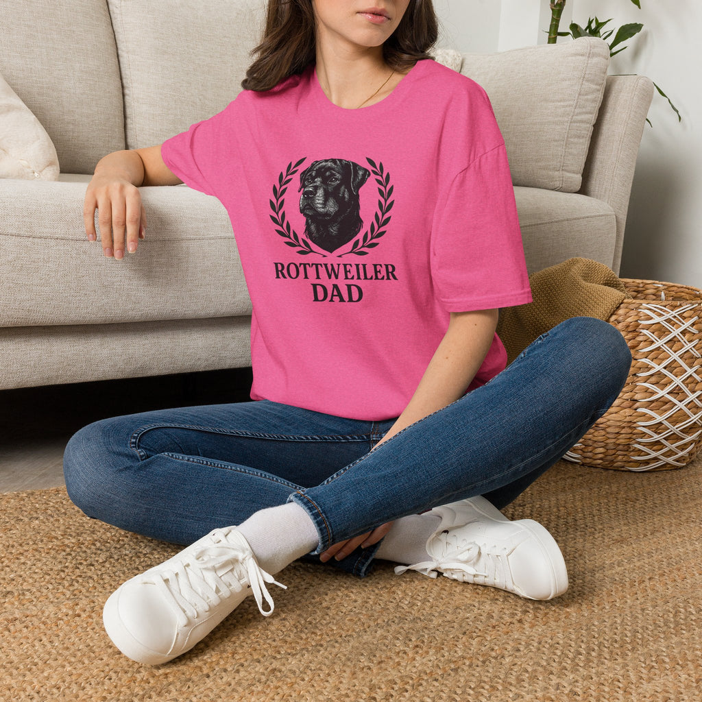 Rottweiler Dad Logo T-Shirt