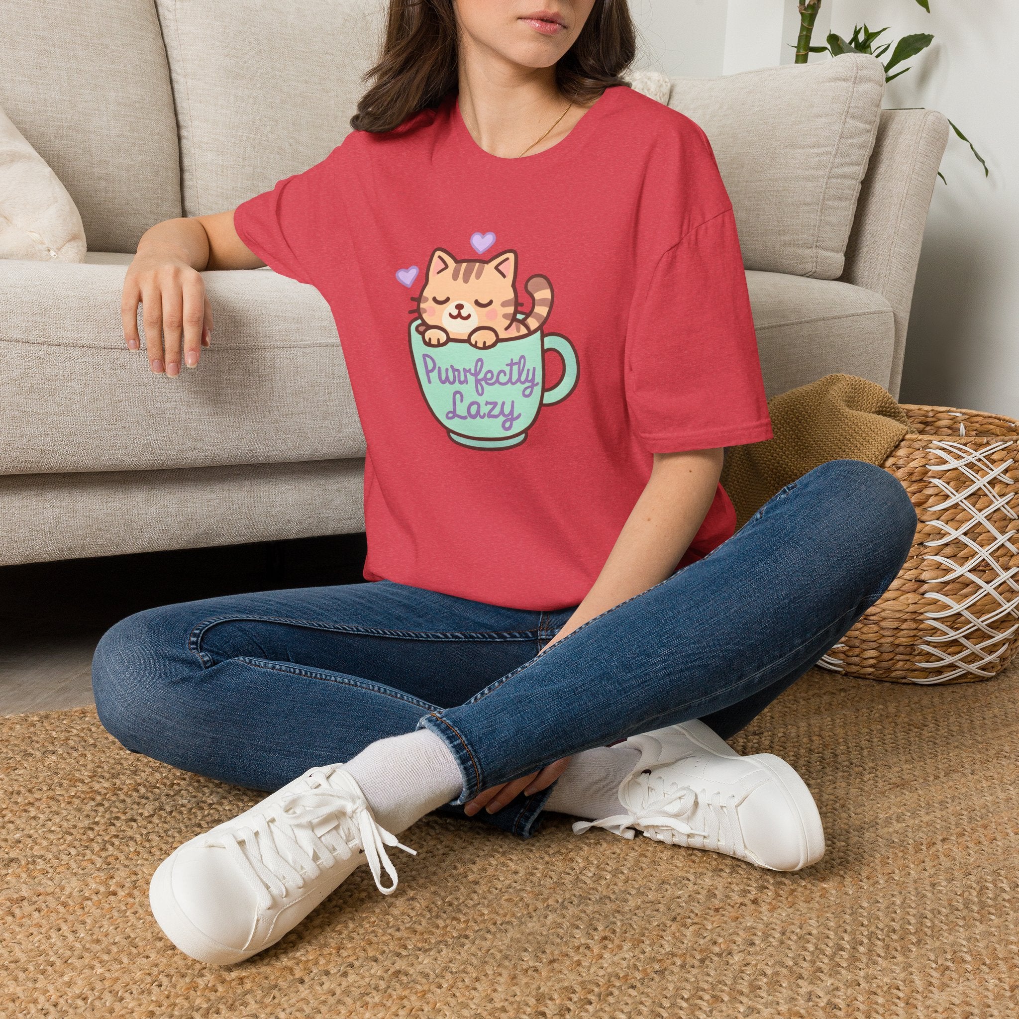 Perfectly Lazy Cat T-Shirt