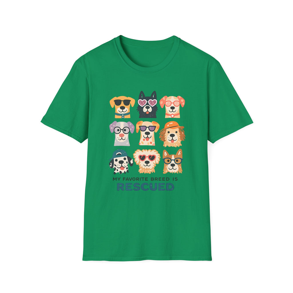 My Favorite Breed Is Rescued T-Shirt