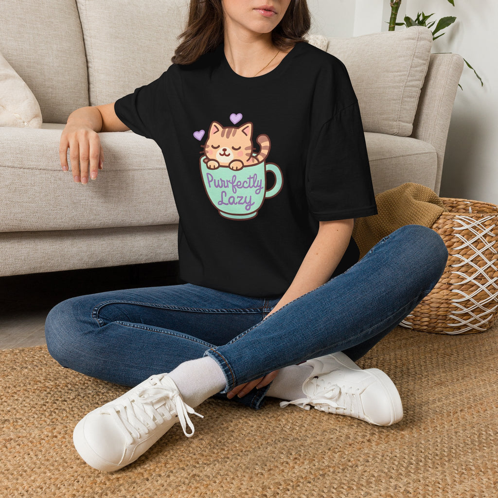 Perfectly Lazy Cat T-Shirt