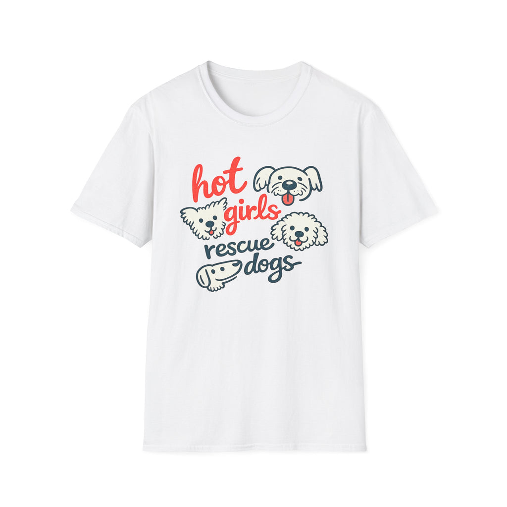 Hot Girls Rescue Dogs T-Shirt