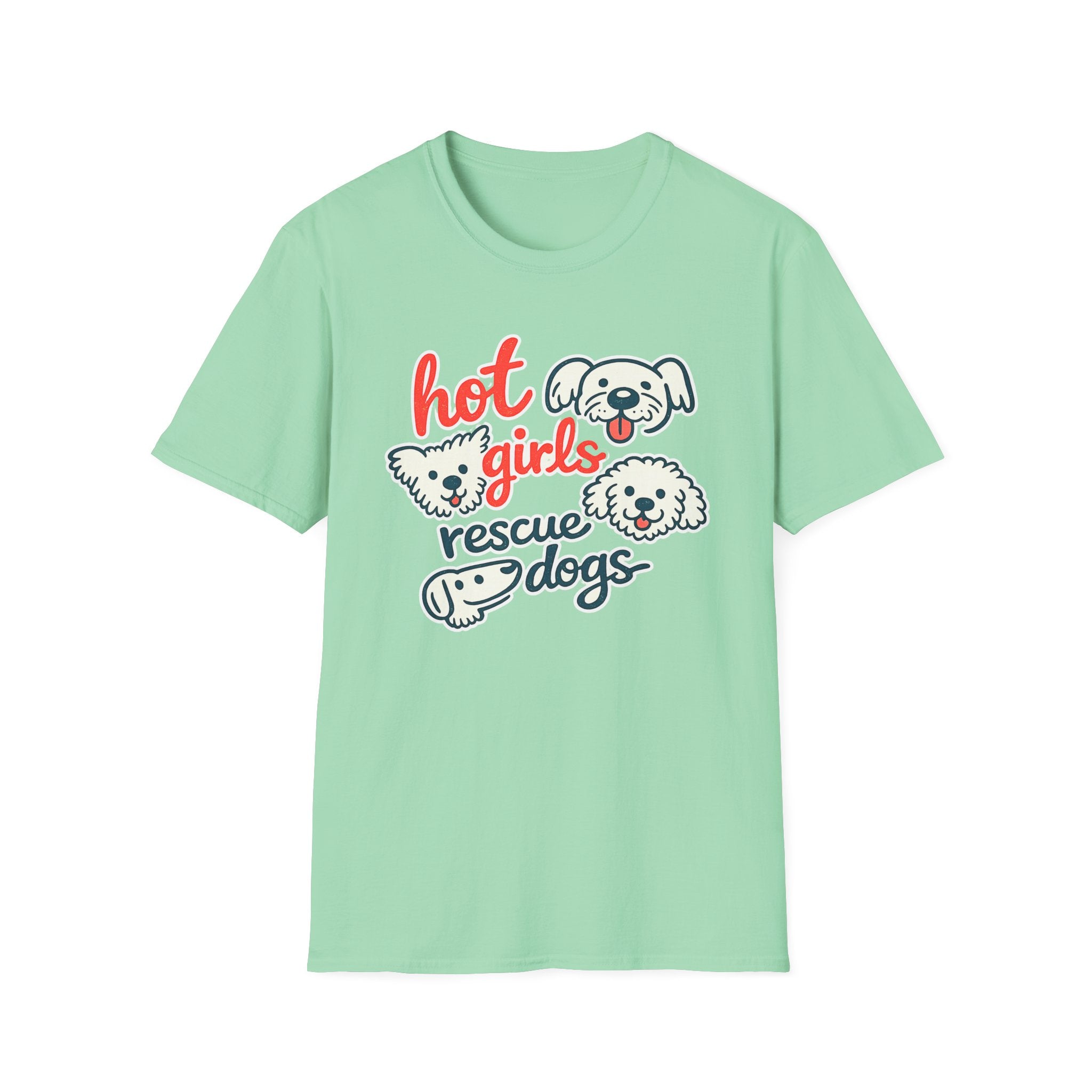 Hot Girls Rescue Dogs T-Shirt