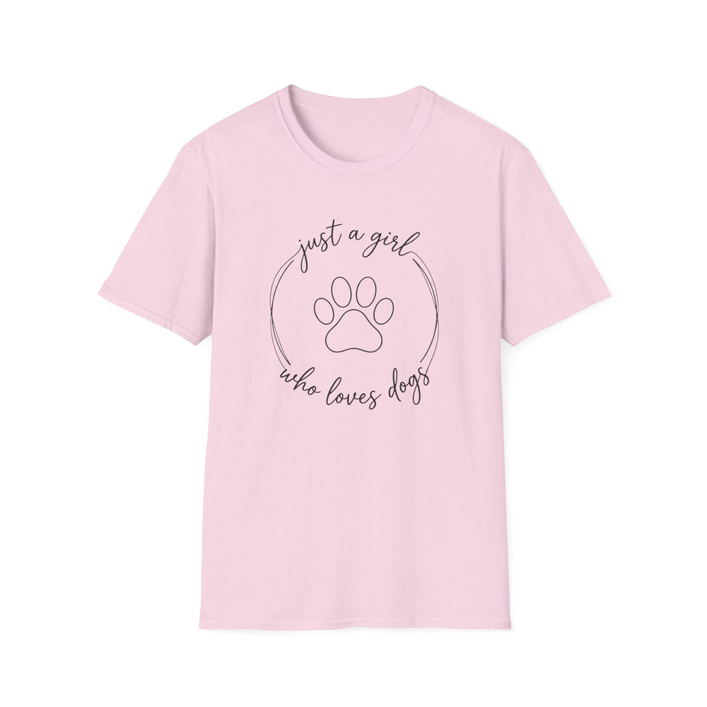 Just A Girl Who Loves Dogs T-Shirt