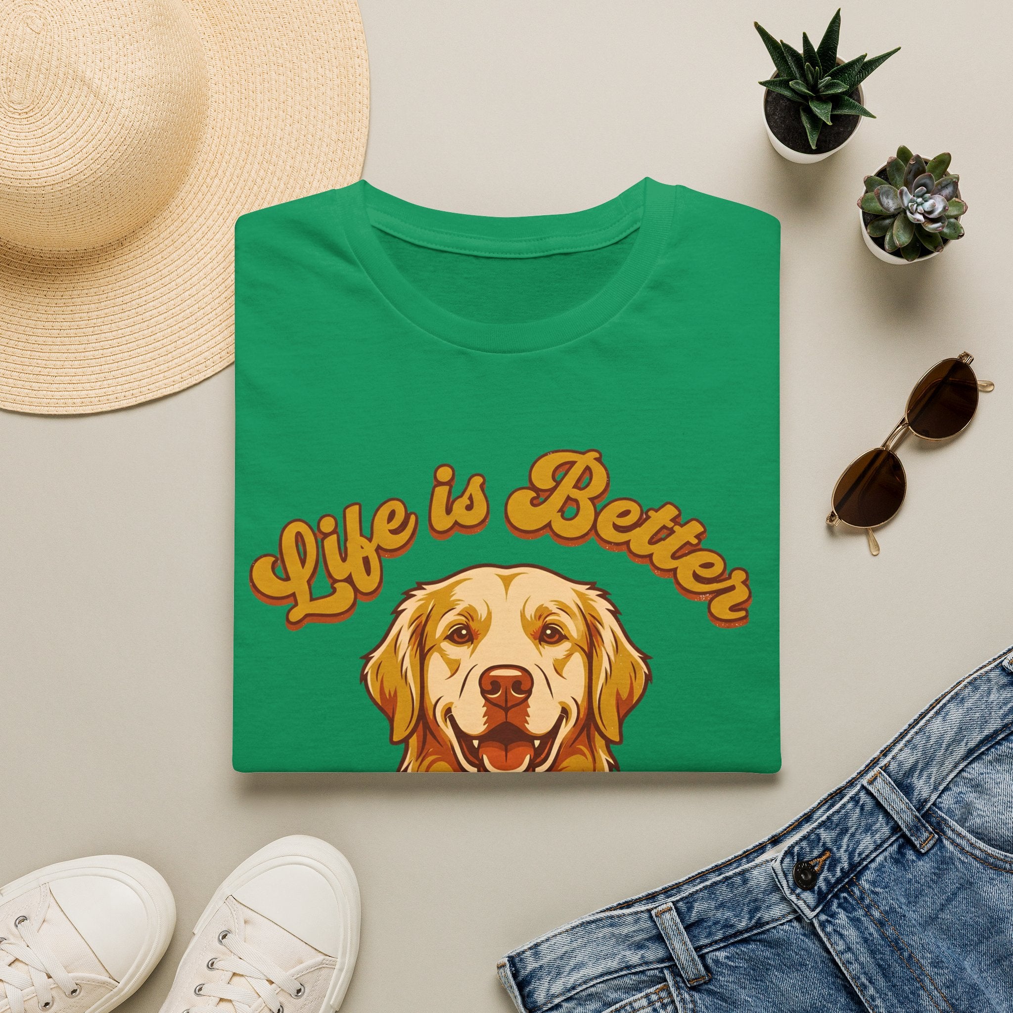 Life Is Better With A Dog T-Shirt