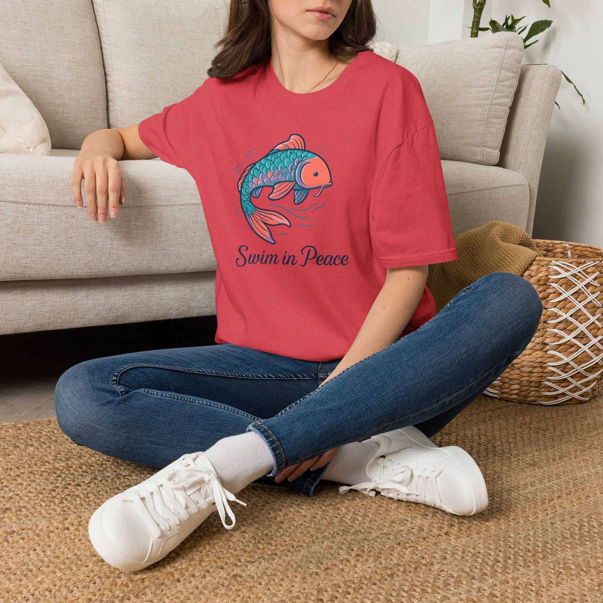 Koi Fish Illustration T-Shirt