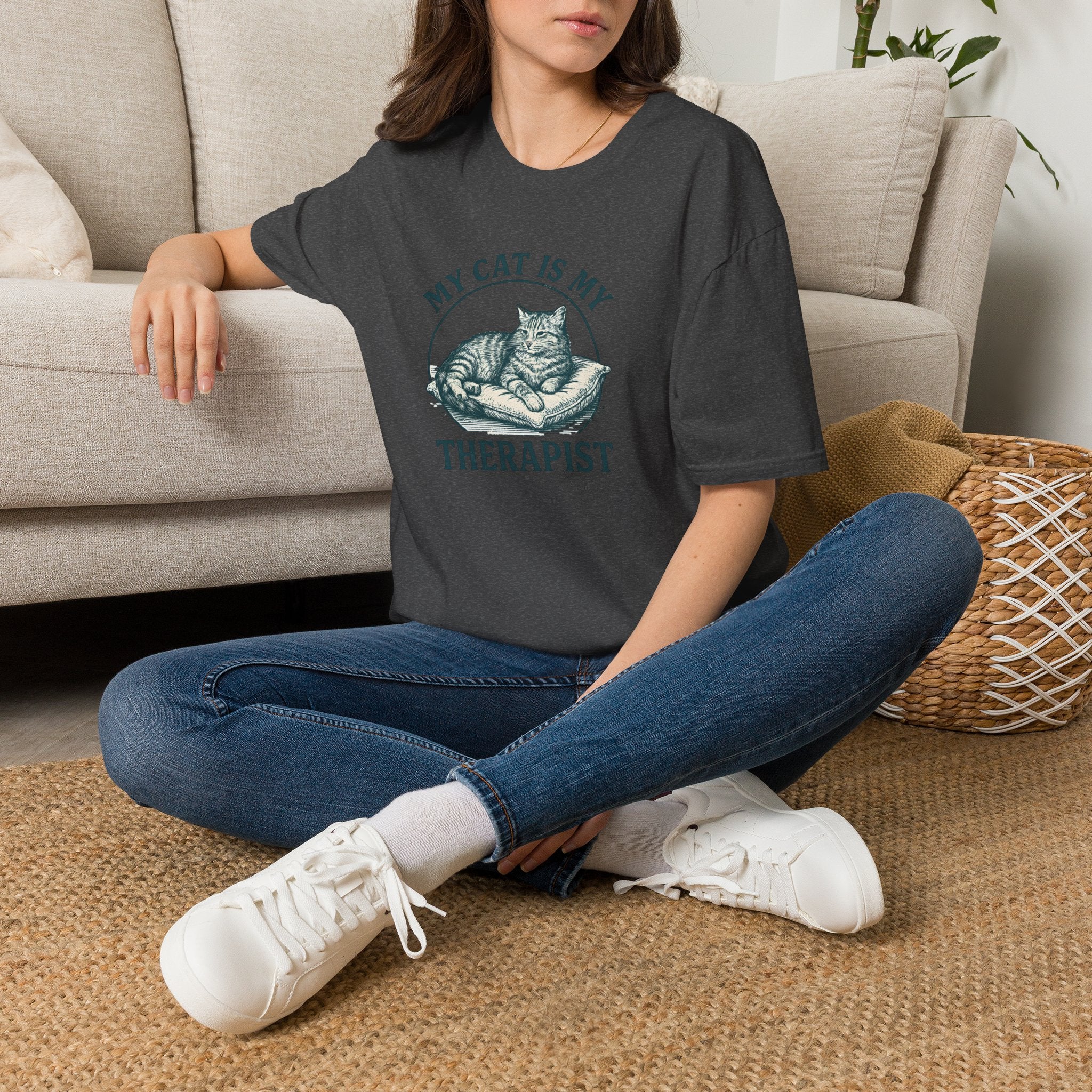 Cat Is My Therapist T-Shirt