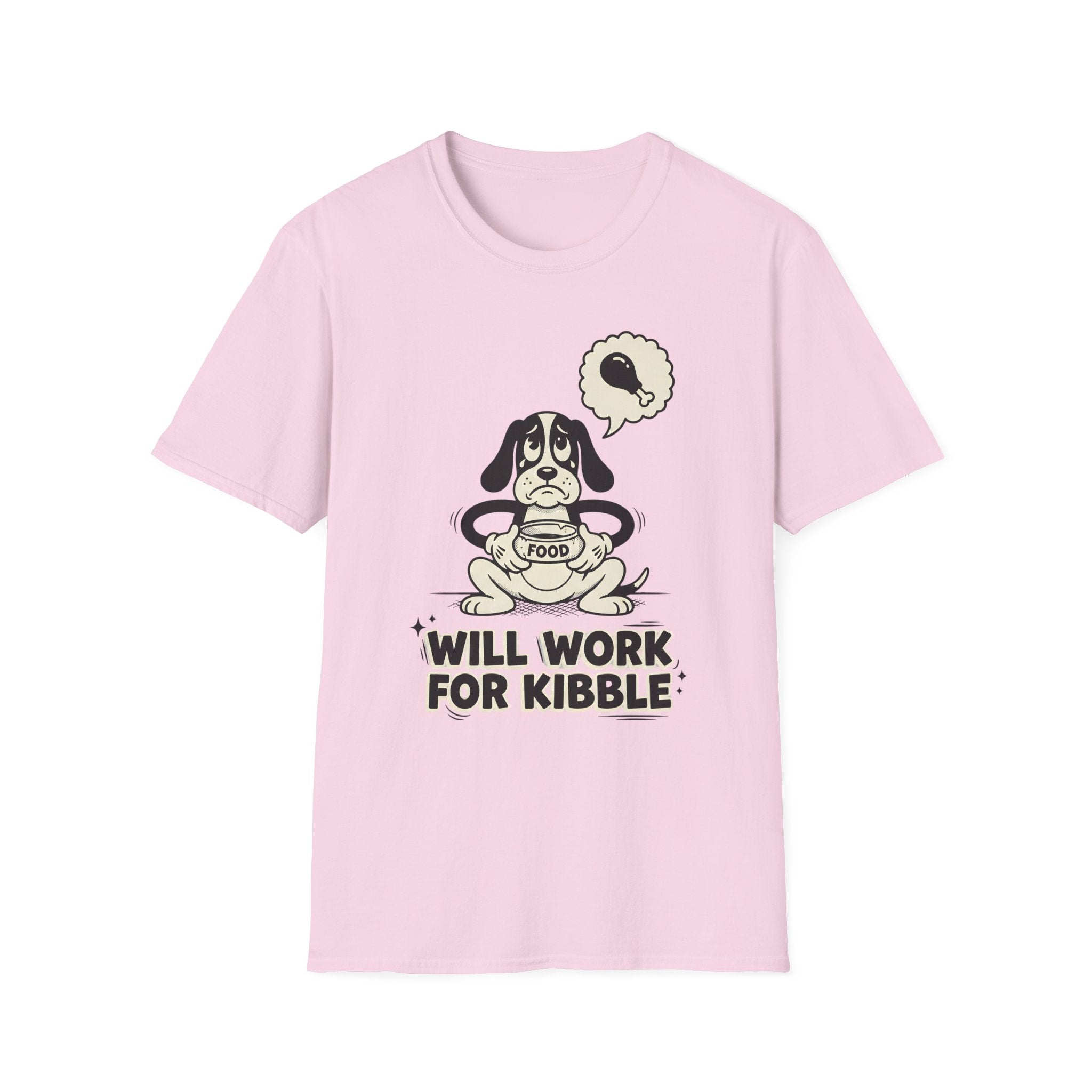 Will Work For Kibble T-Shirt
