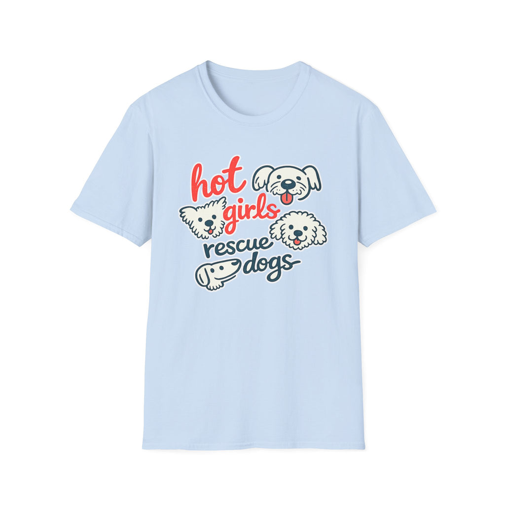 Hot Girls Rescue Dogs T-Shirt