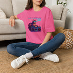 Neon cat boombox vibes T-Shirt